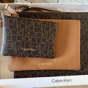 Calvin Klein 3 Wallet, Wristlet, and Pouch Set